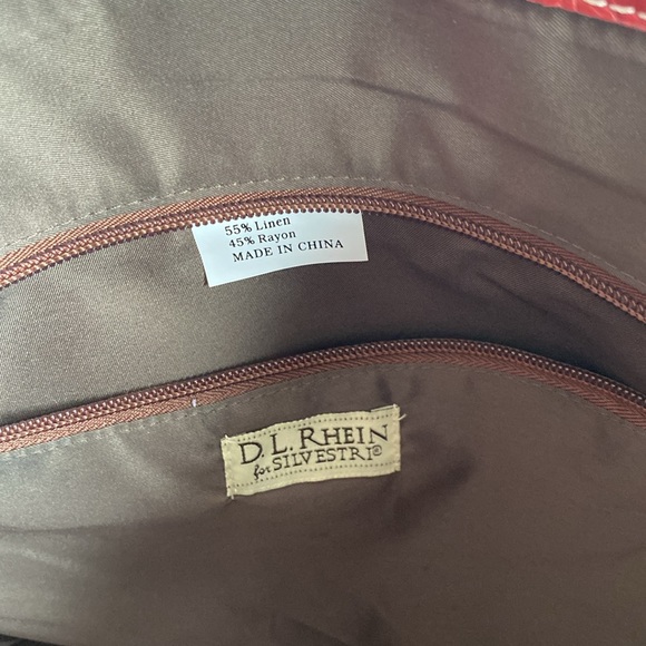 D.L. Rhein for Silvestri women’s rare vintage large capacity travel hand bag - Picture 5 of 17